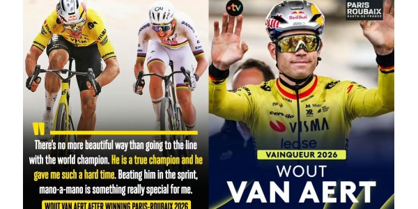 Een comeback uit de "Hel van het Noorden": Van Aerts beslissende overwinning op de twee reuzen Een comeback uit de "Hel van het Noorden": Van Aerts beslissende overwinning op de twee reuzen